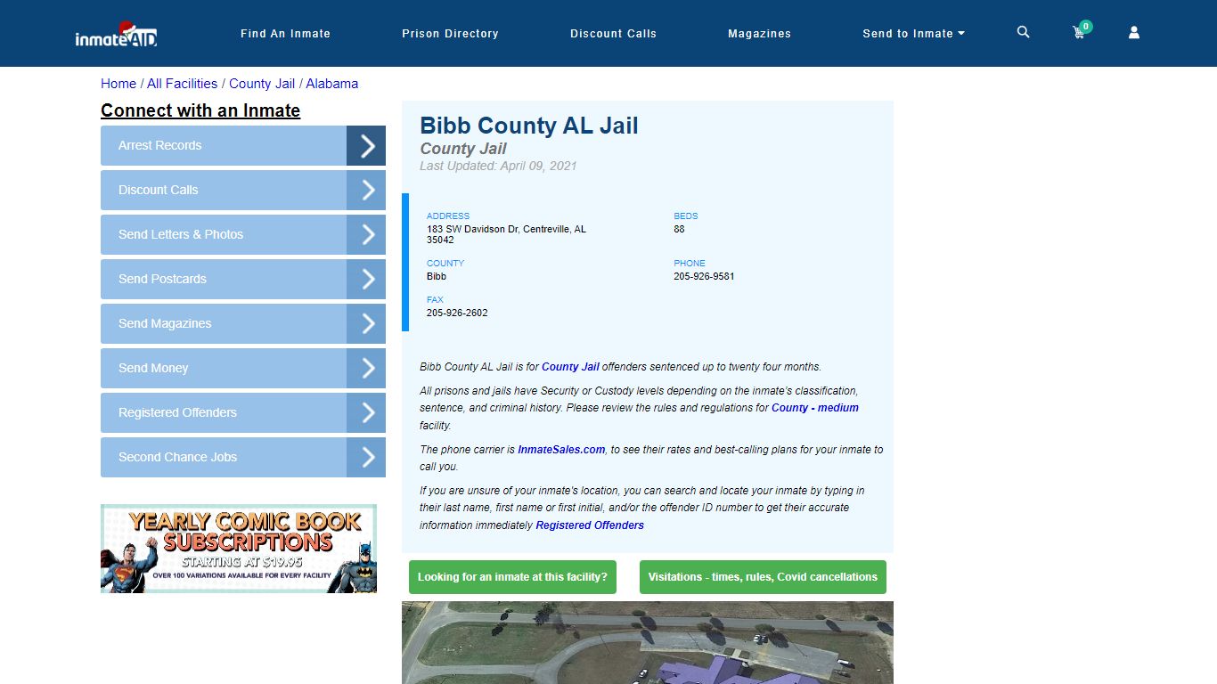 Bibb County AL Jail - Inmate Locator - Centreville, AL